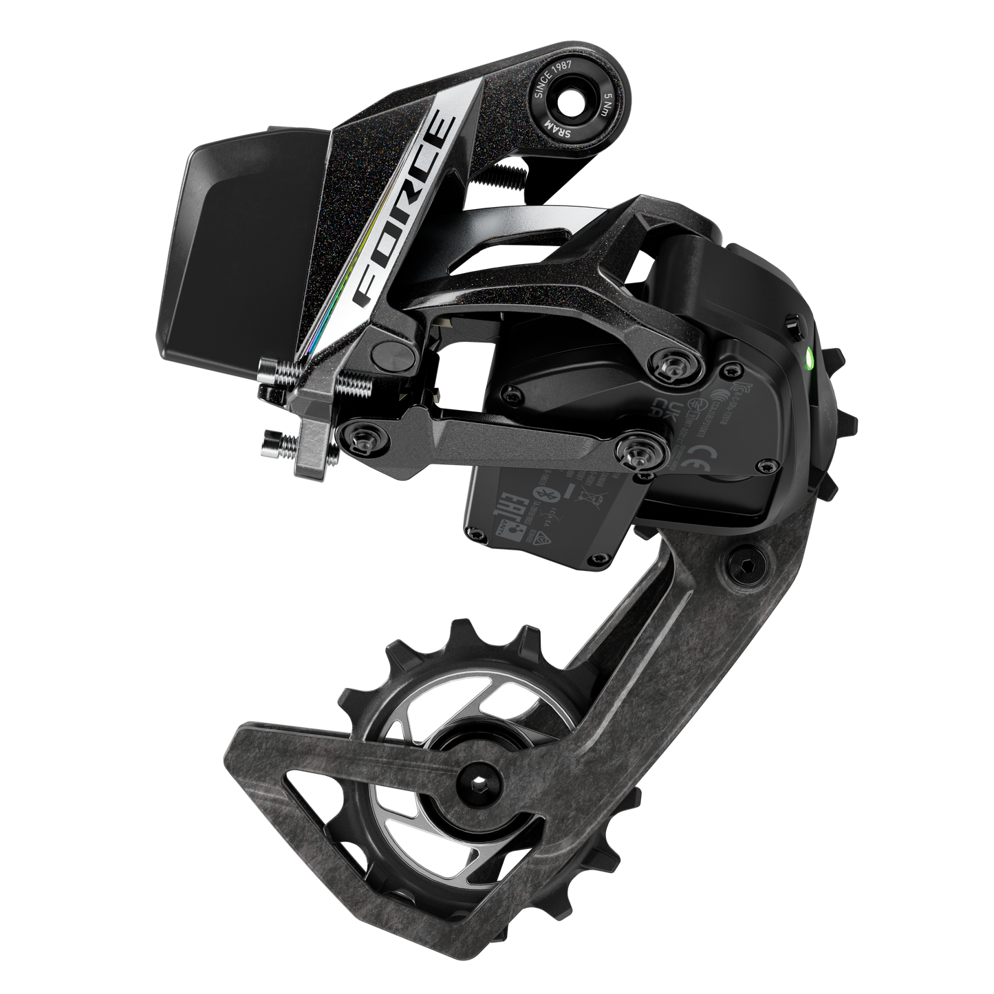 SRAM FORCE AXS E1 2x12V Max 36T Rear Derailleur (Without Battery)