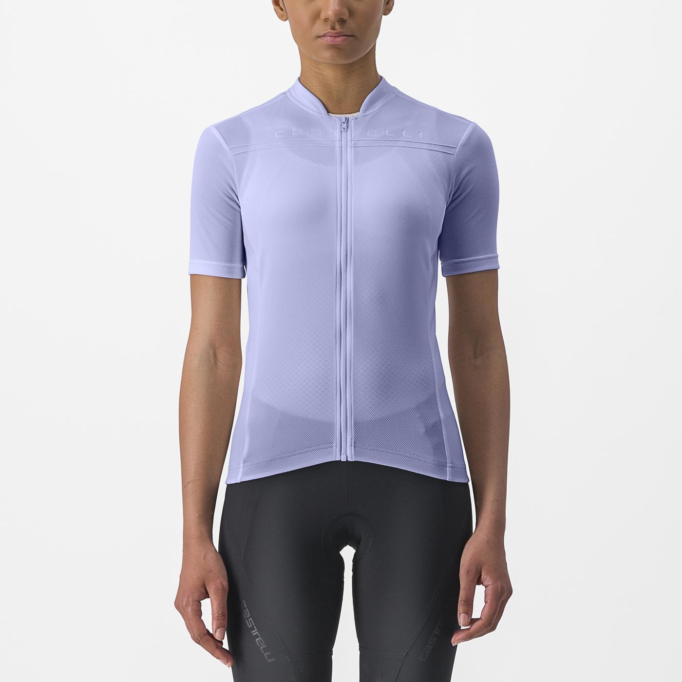 CASTELLI ANIMA 4 Women's Short Sleeve Jersey Purple