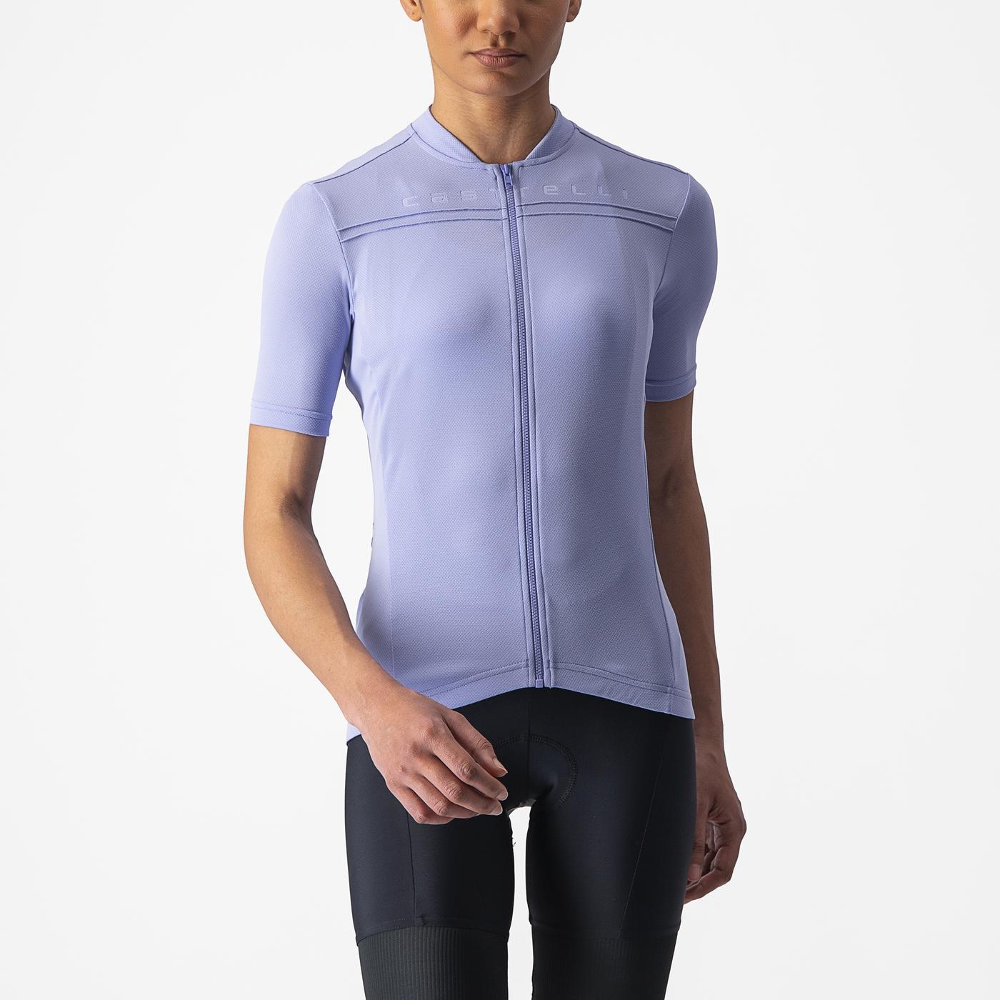 CASTELLI ANIMA 4 Women's Short Sleeve Jersey Purple