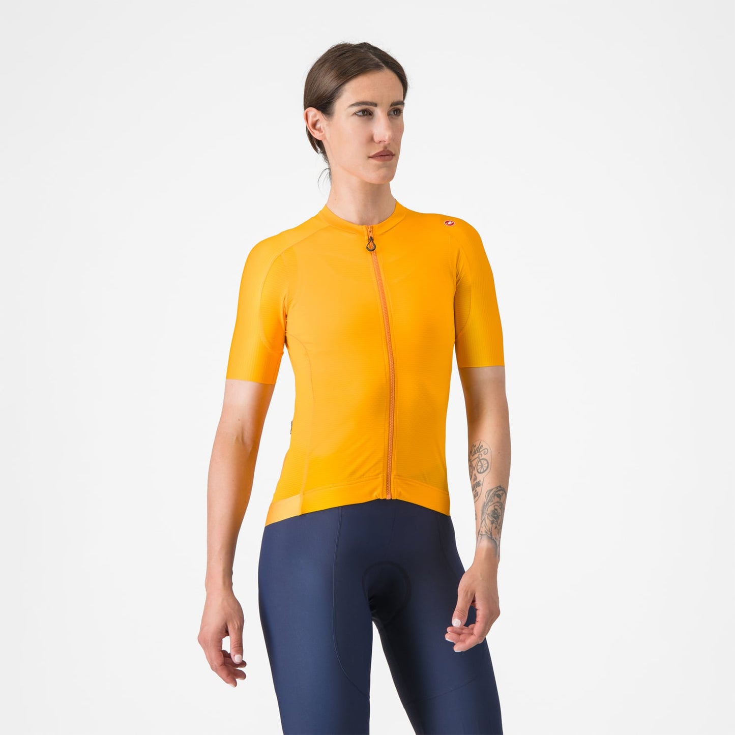 CASTELLI ESPRESSO Women's Short Sleeve Jersey Orange