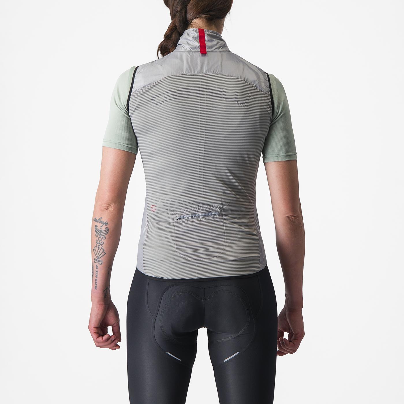 CASTELLI ARIA Women's Grey Sleeveless Jacket