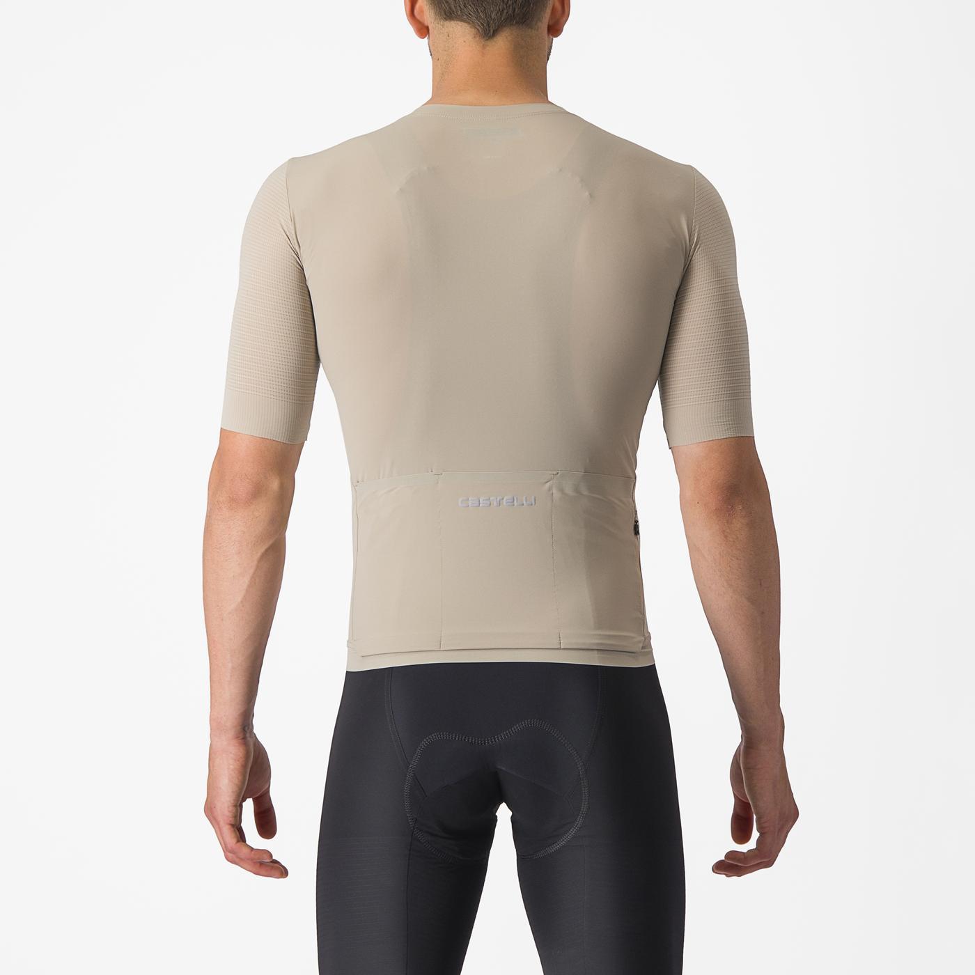 CASTELLI PREMIO Short Sleeve Beige Jersey