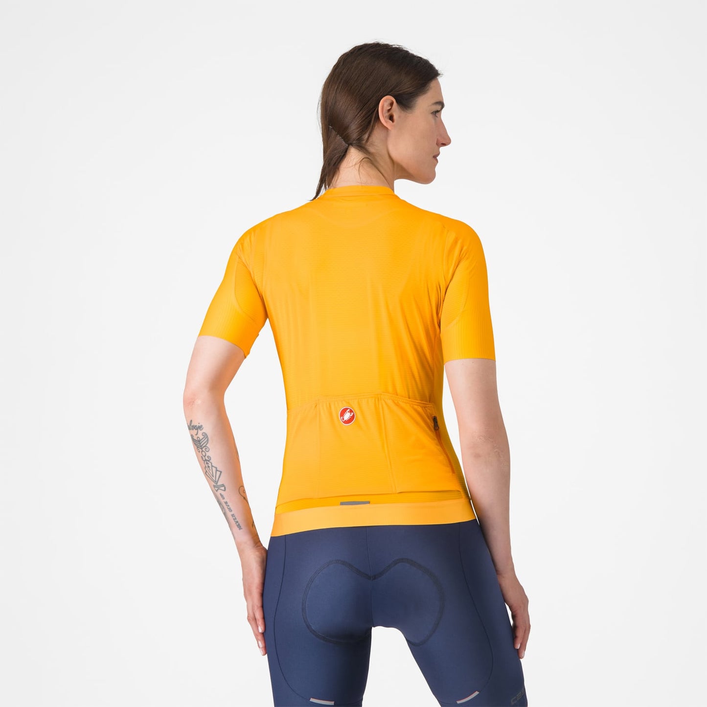 CASTELLI ESPRESSO Women's Short Sleeve Jersey Orange