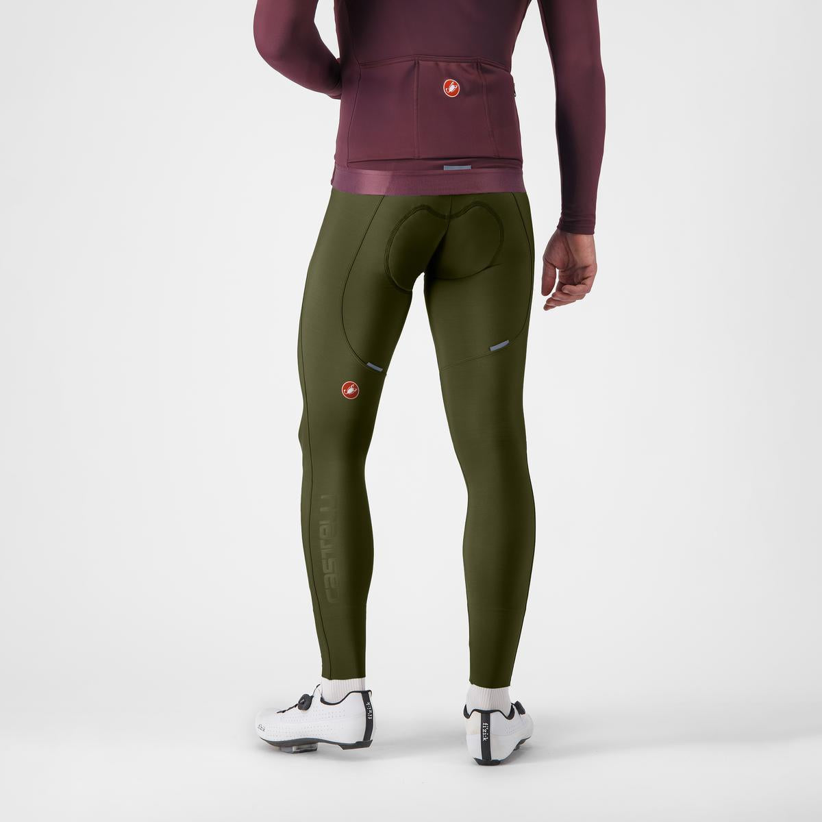 CASTELLI ESPRESSO Long Bib Shorts Green