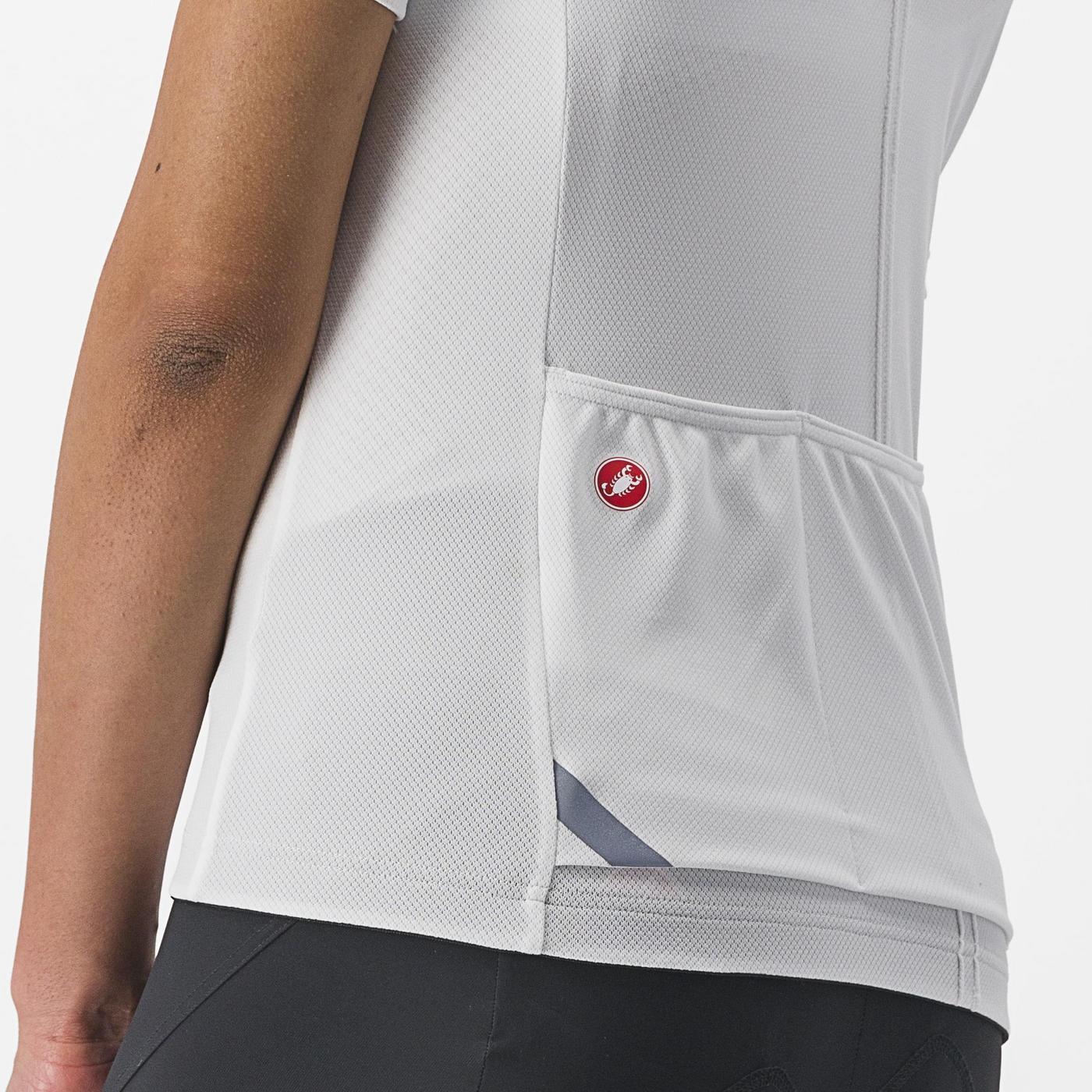 CASTELLI ANIMA 4 Women's Short Sleeve Jersey White