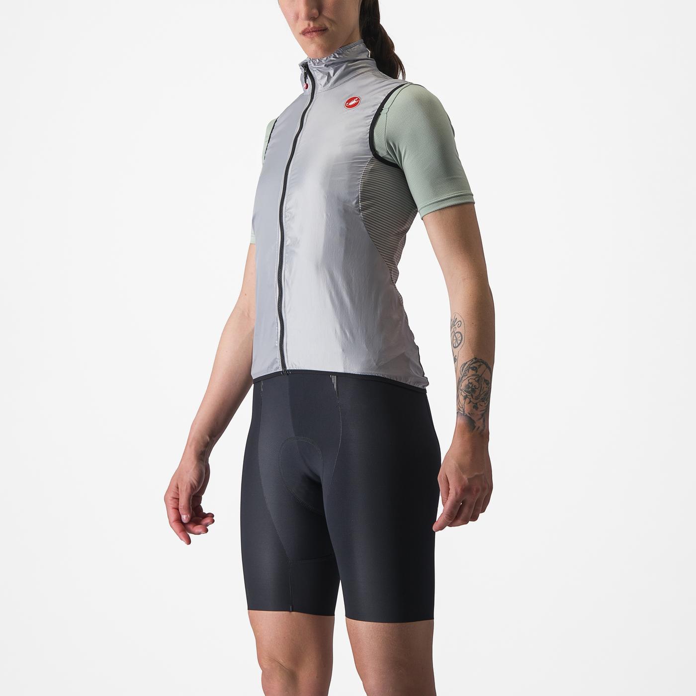 CASTELLI ARIA Women's Grey Sleeveless Jacket