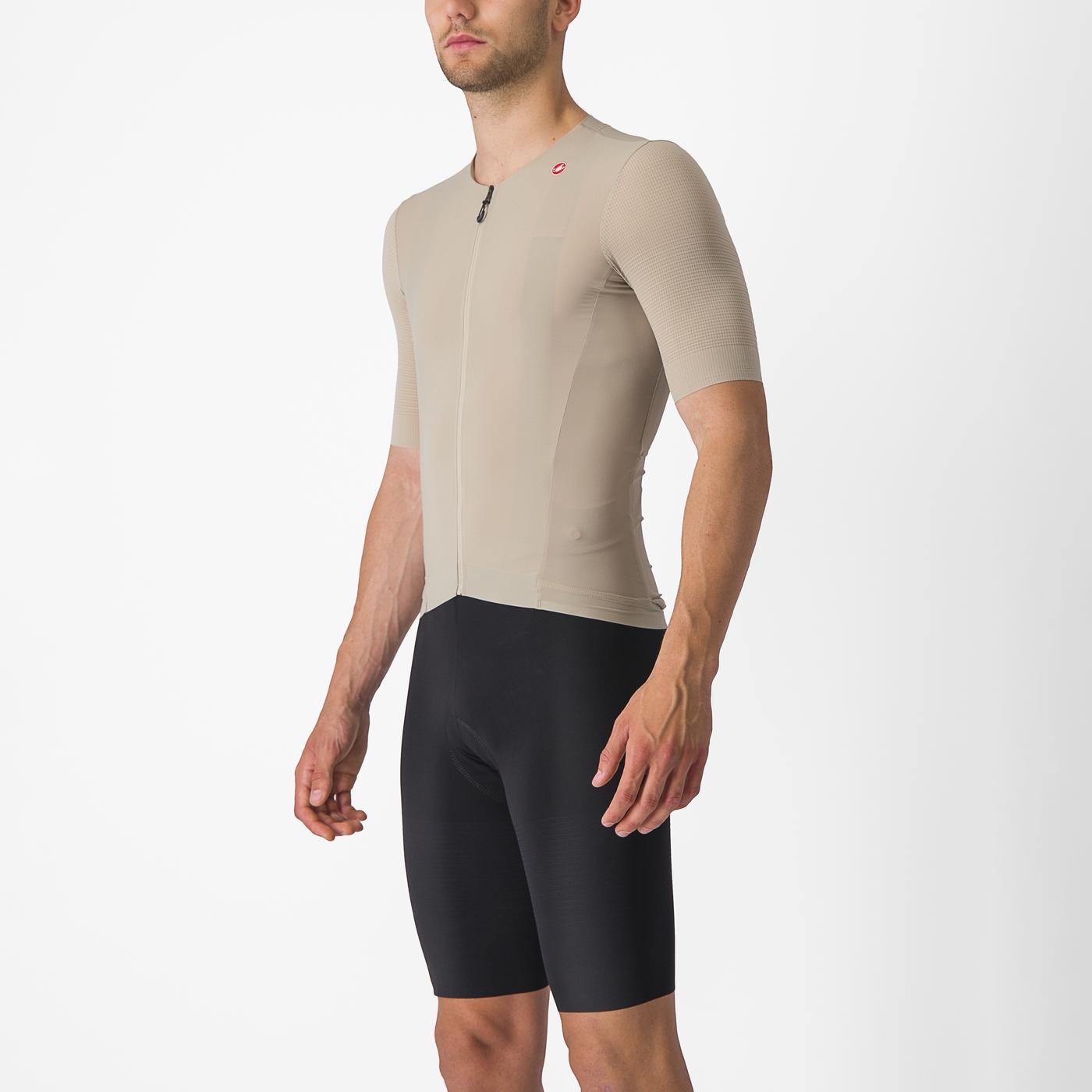 CASTELLI PREMIO Short Sleeve Beige Jersey