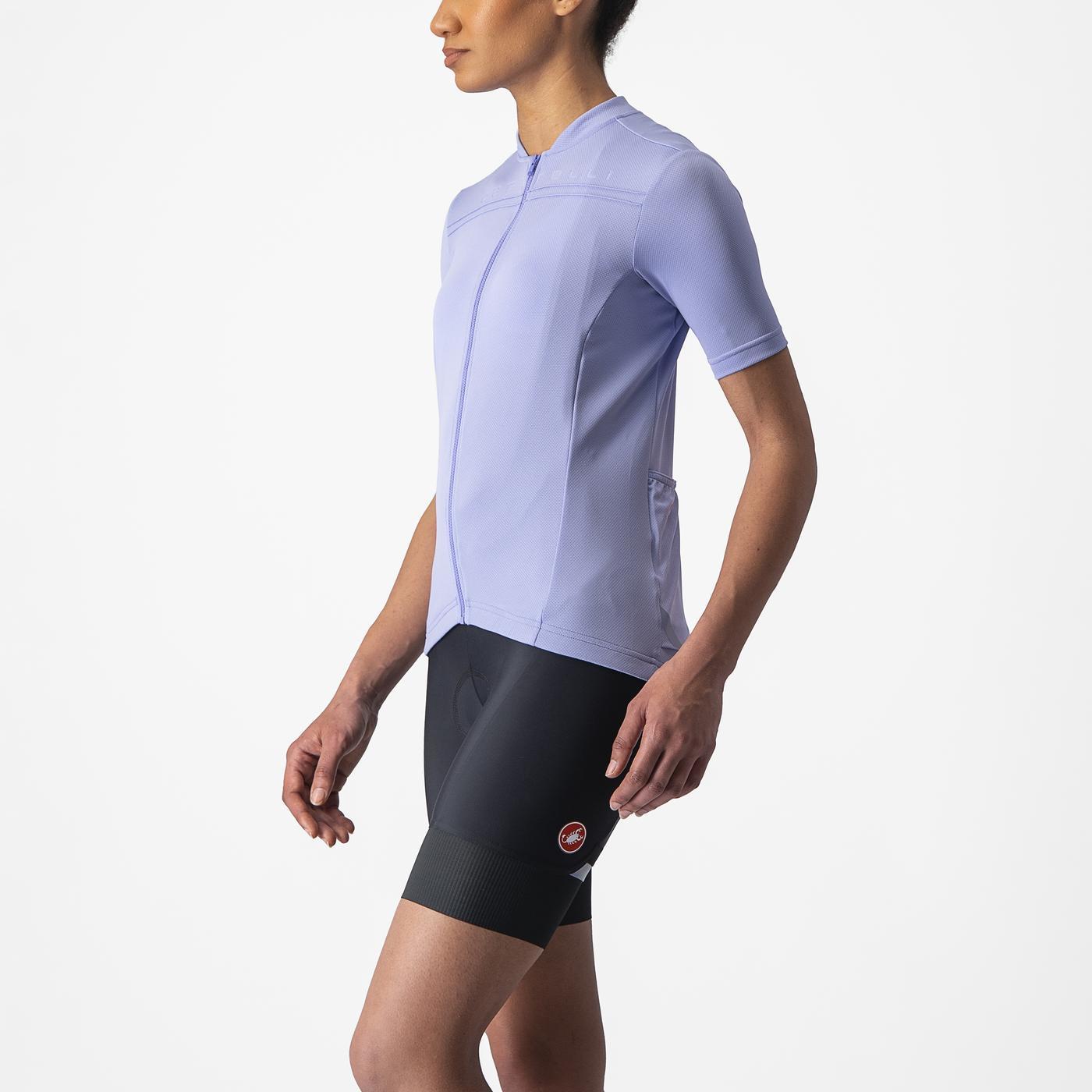 CASTELLI ANIMA 4 Women's Short Sleeve Jersey Purple