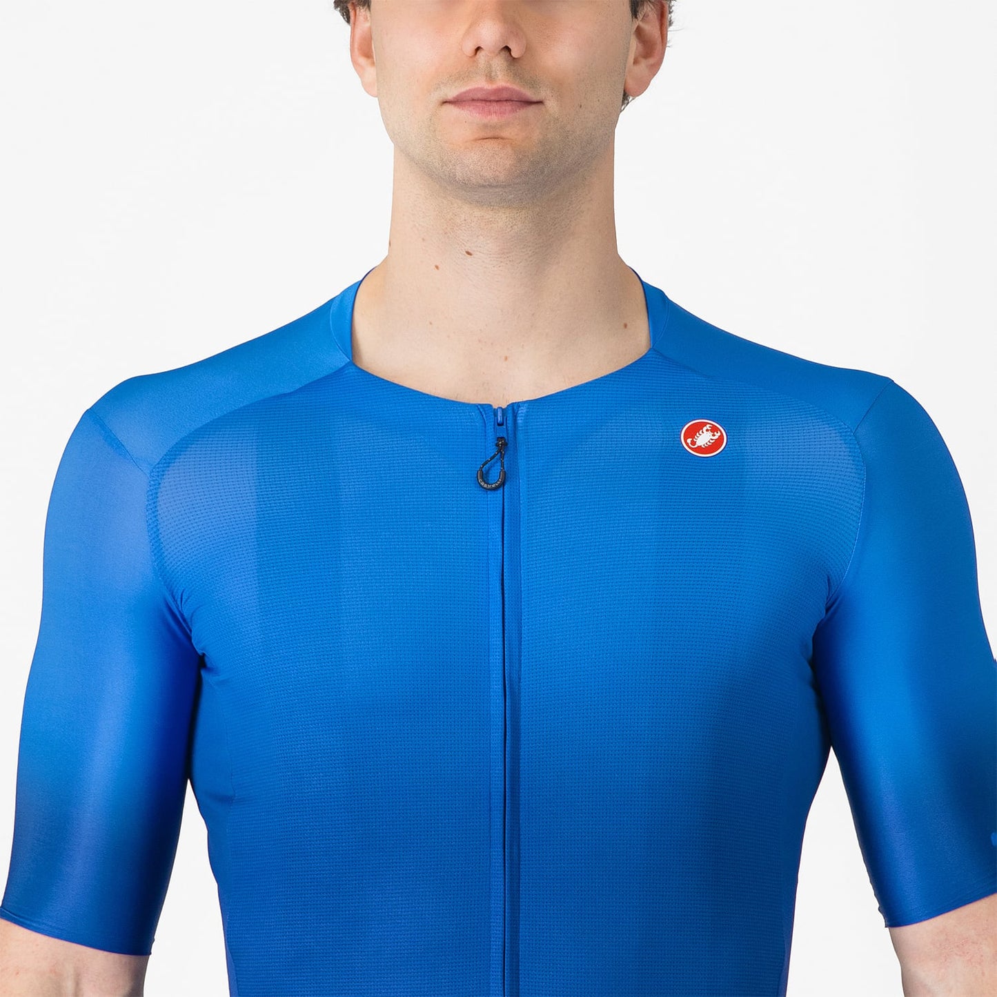 CASTELLI UPF Short Sleeve Jersey Blue