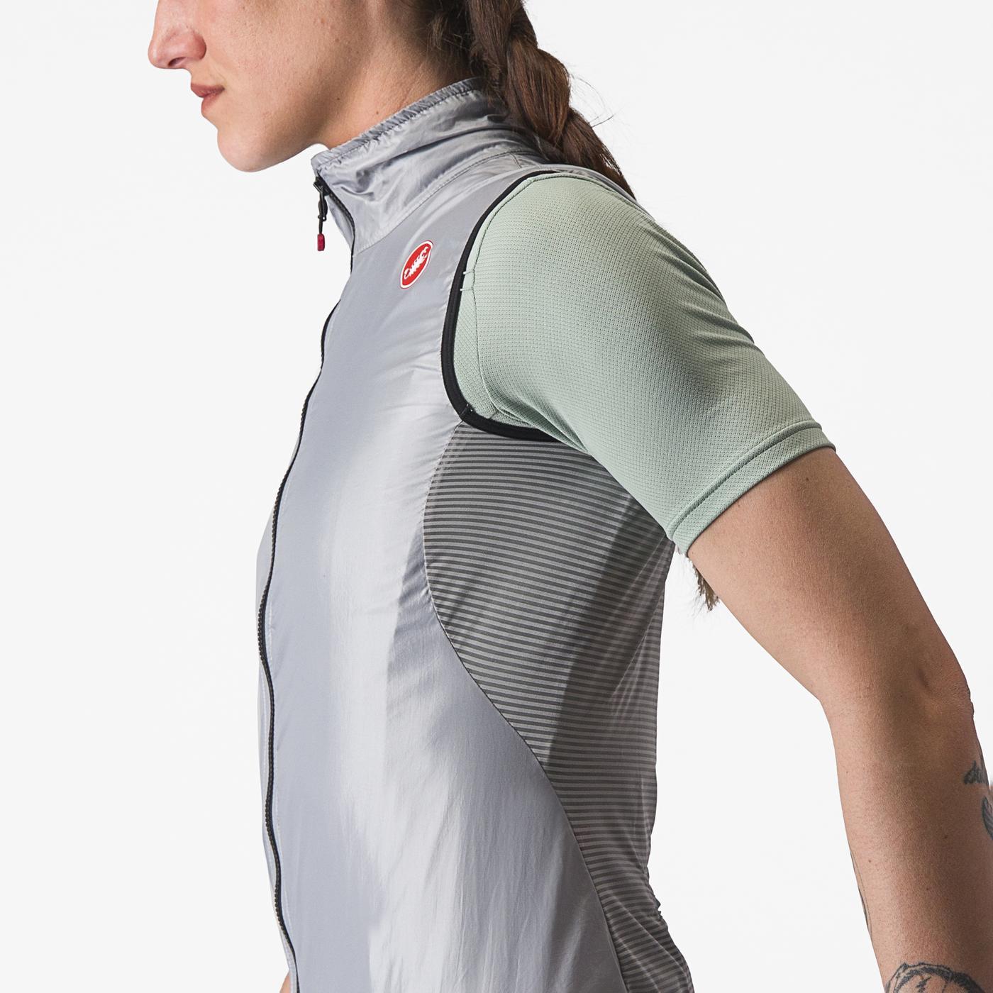 CASTELLI ARIA Women's Grey Sleeveless Jacket