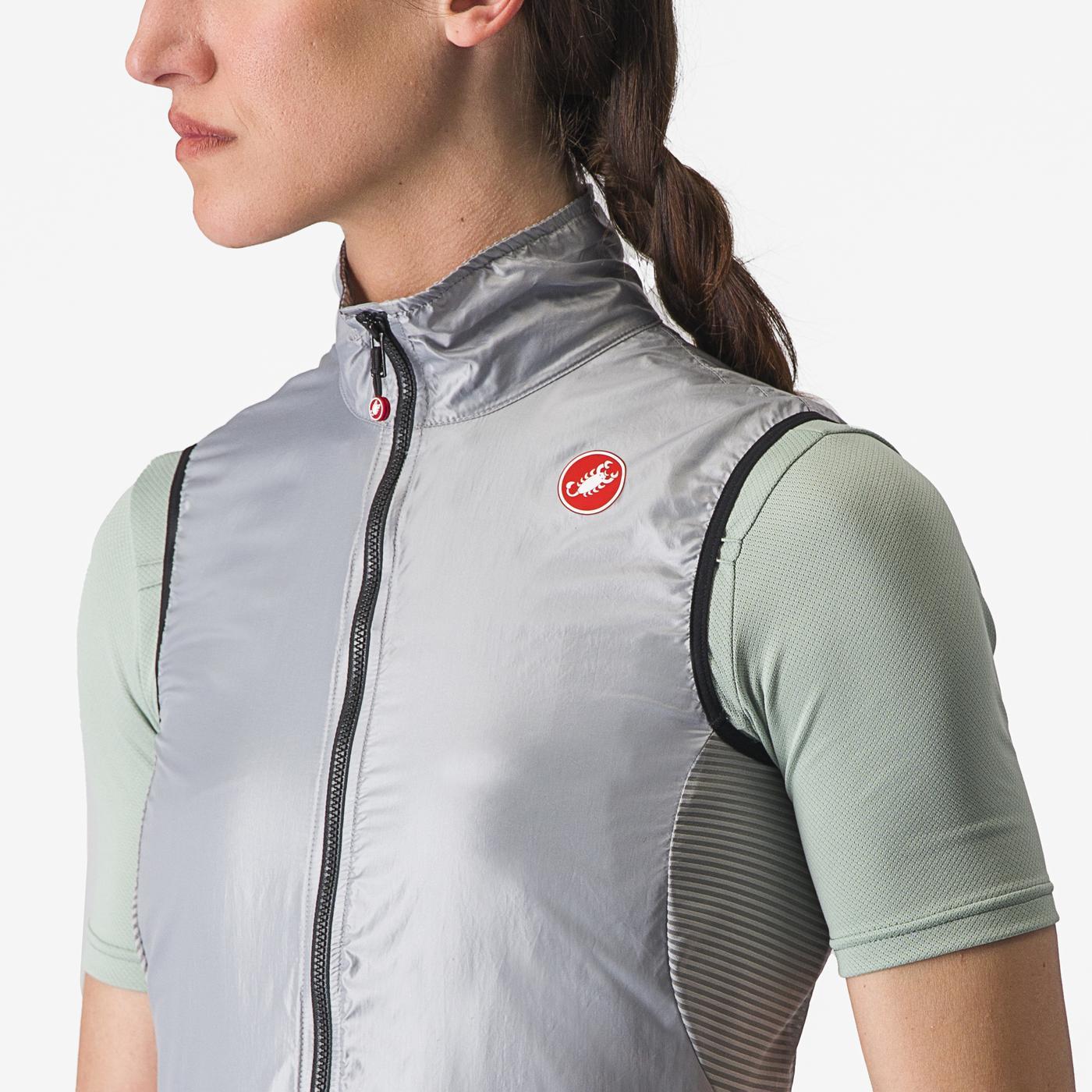 CASTELLI ARIA Women's Grey Sleeveless Jacket