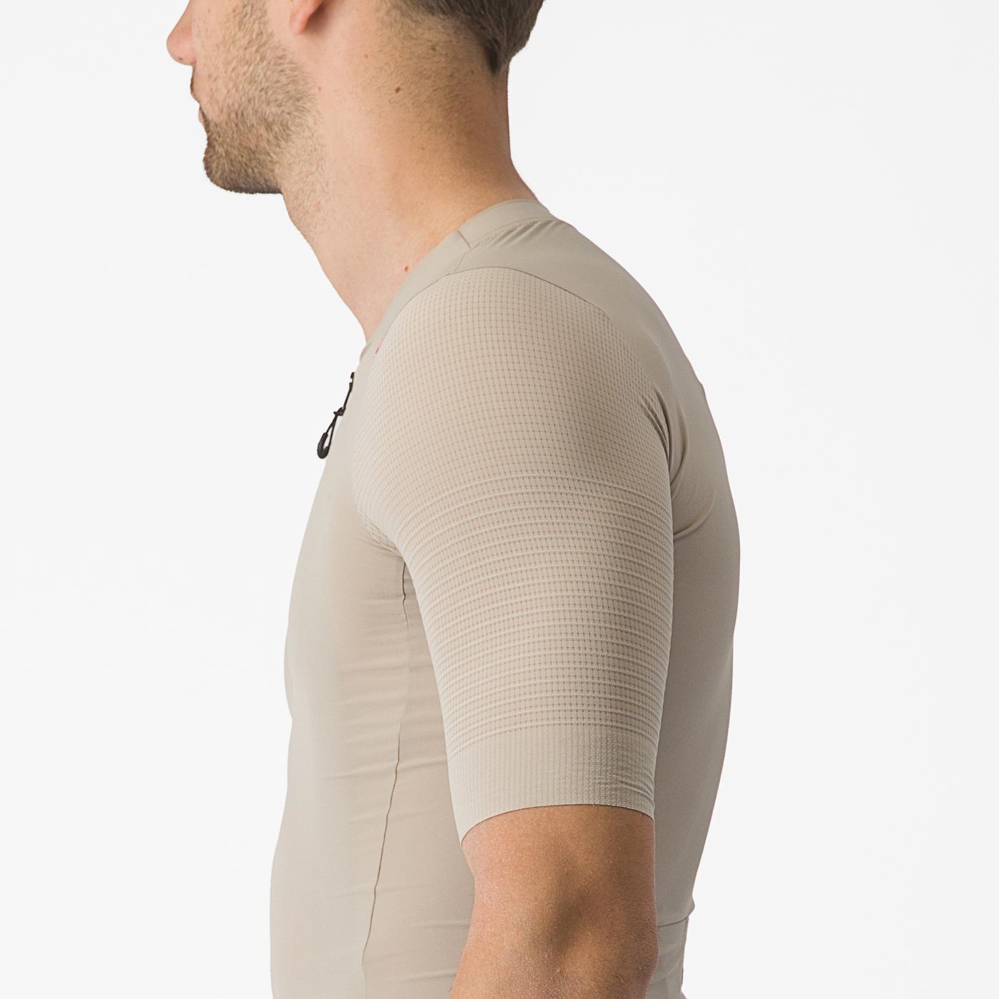 CASTELLI PREMIO Short Sleeve Beige Jersey
