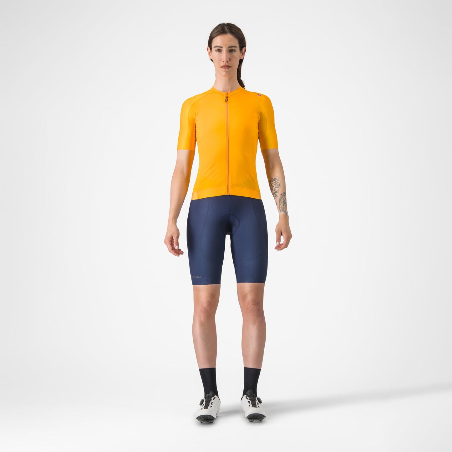 CASTELLI ESPRESSO Women's Short Sleeve Jersey Orange