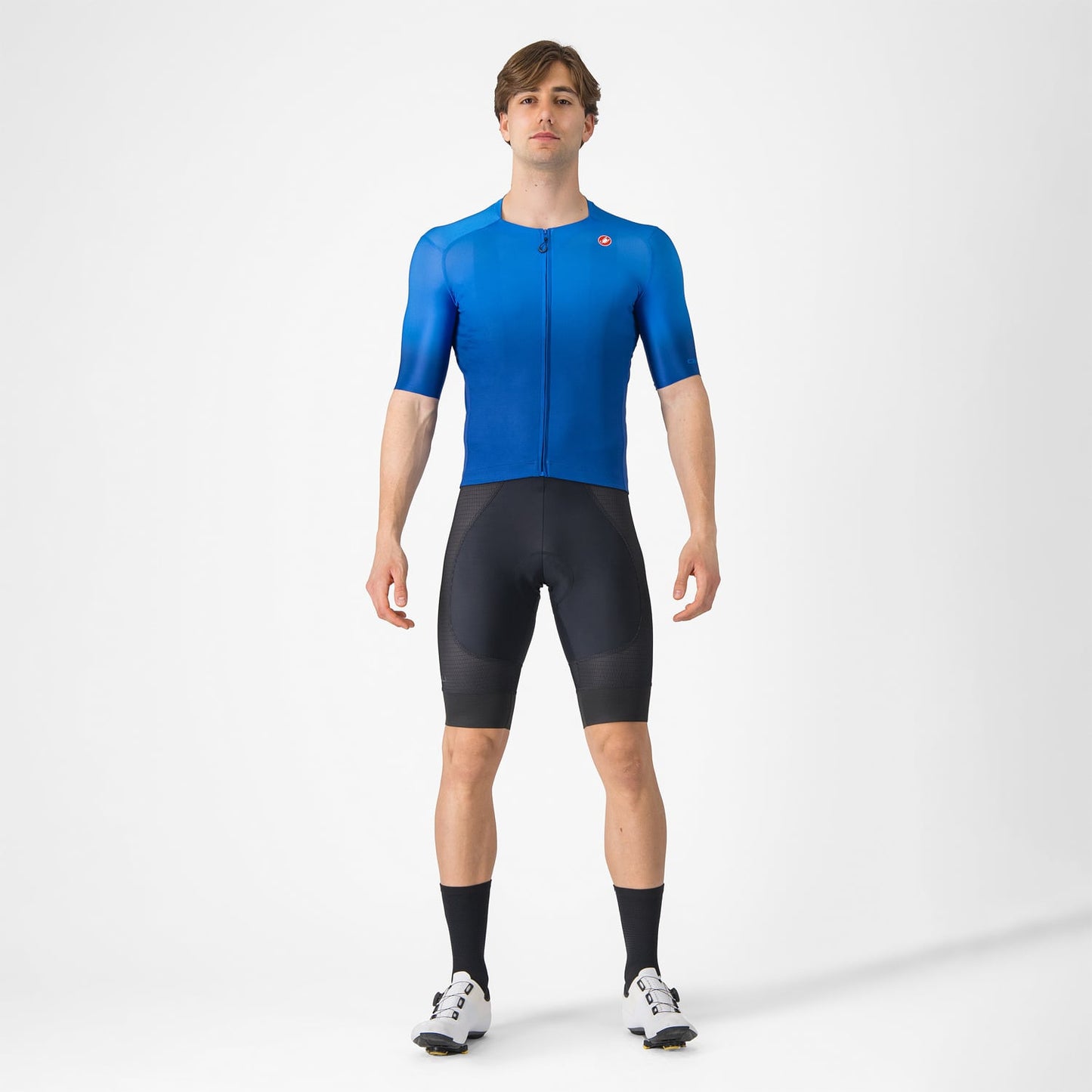 CASTELLI UPF Short Sleeve Jersey Blue