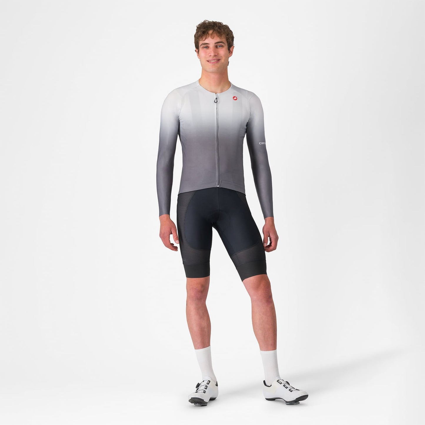 CASTELLI UPF Long Sleeve Jersey Grey