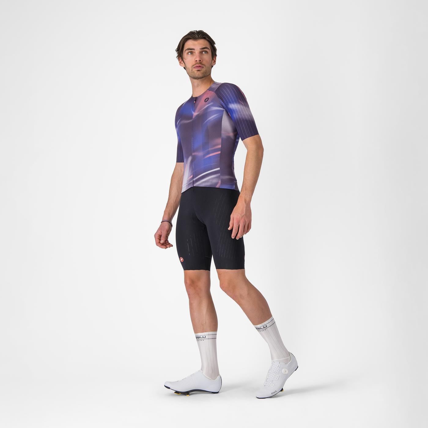 CASTELLI AERO RACE 8S Short Sleeve Jersey Purple