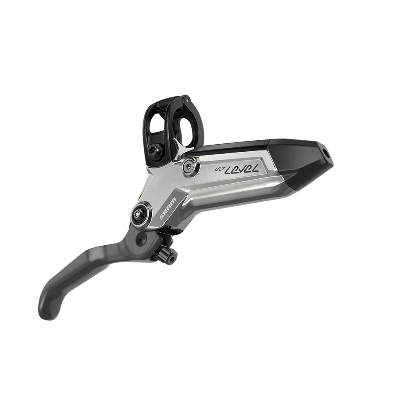 Pair of SRAM LEVEL ULTIMATE STEALTH 4-piston Silver brakes