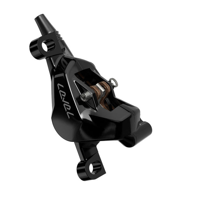 Pair of SRAM LEVEL SILVER STEALTH 2-piston brakes Black