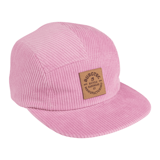 Cap BURGTEC BANDIT CORDUROY FIVE PANEL Light pink