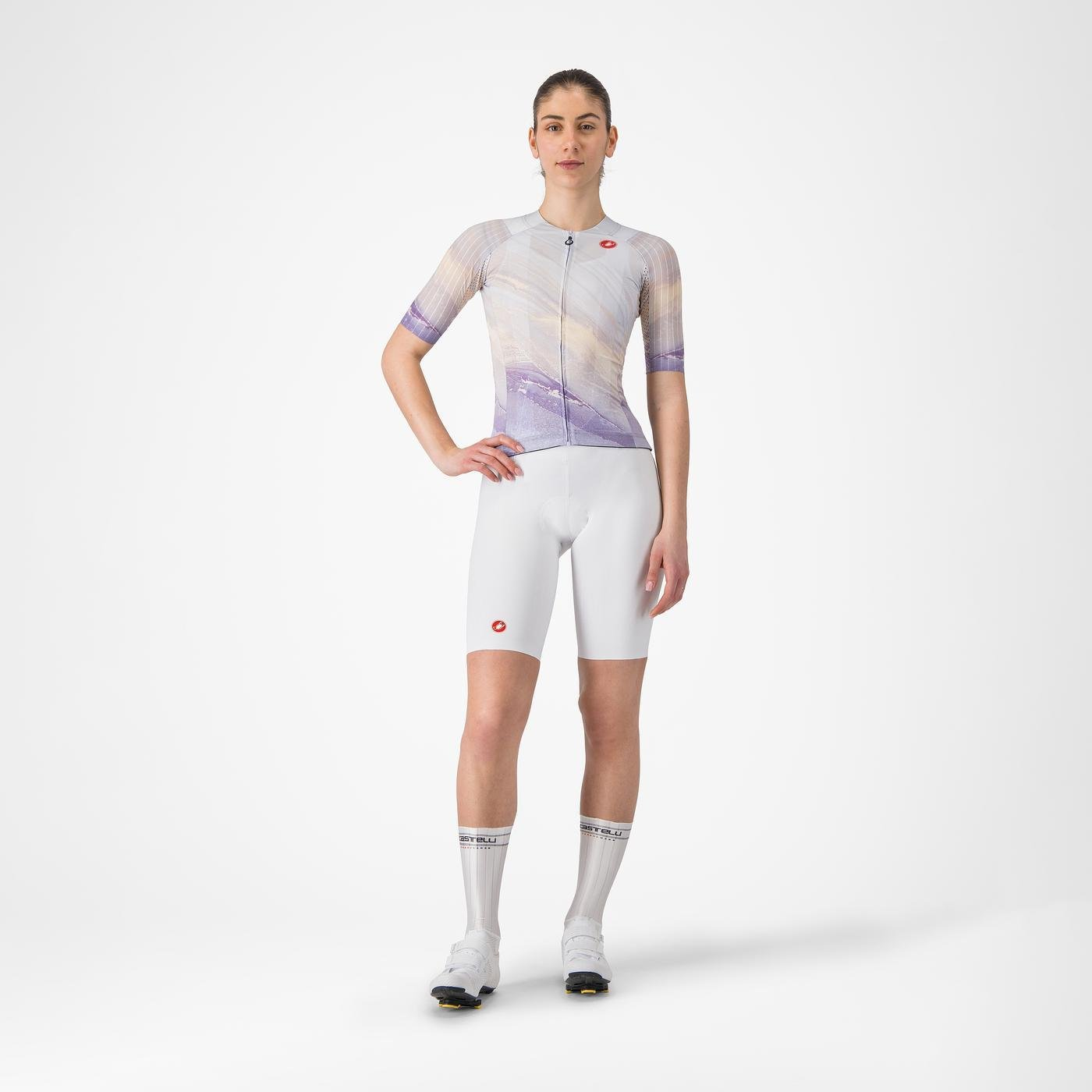 CASTELLI FREE AERO RACE S Women's Short Bibtights White