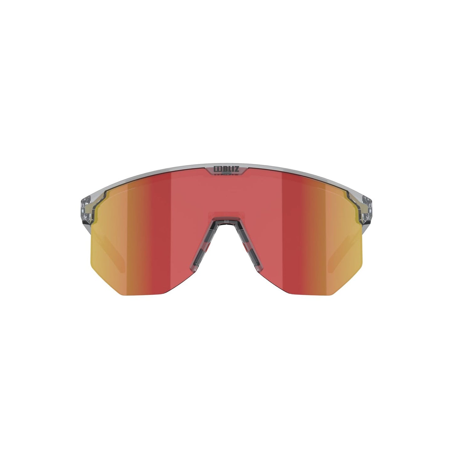 BLIZ HERO Glasses Grey Transparent t Brown Red Frame