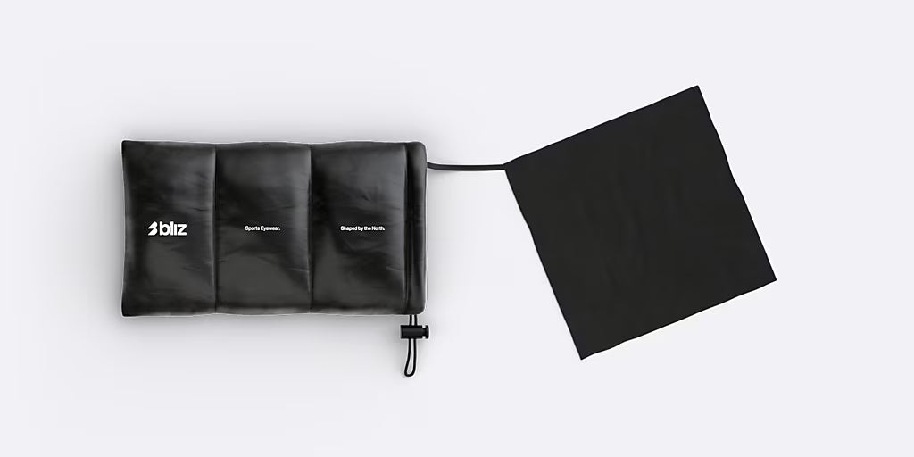 Glasses BLIZ P001S Black Matt Smoke Lens