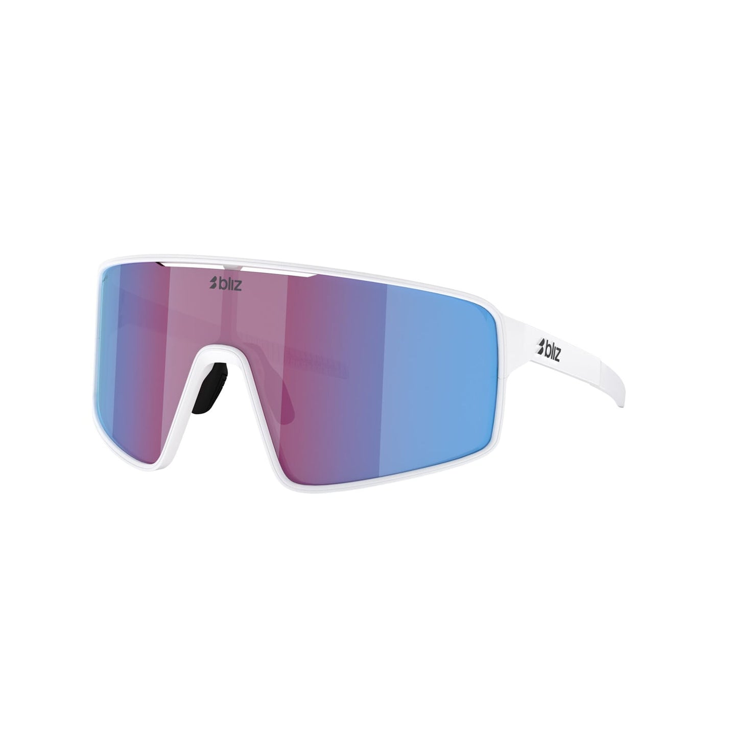 Glasses BLIZ P001 White Screen Pink Violet Blue Iridium