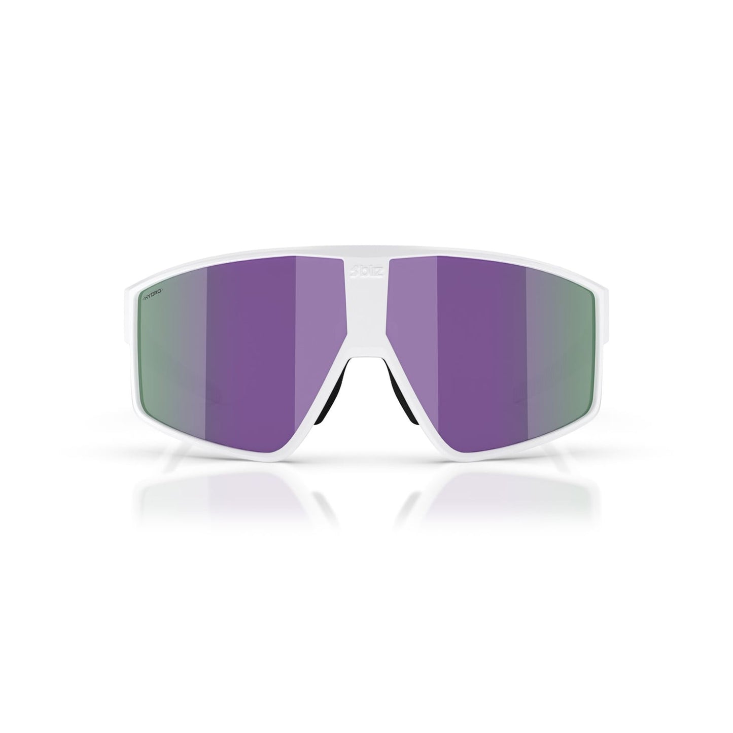 Glasses BLIZ P002 S White Matt Brown Screen Violet Multicolor