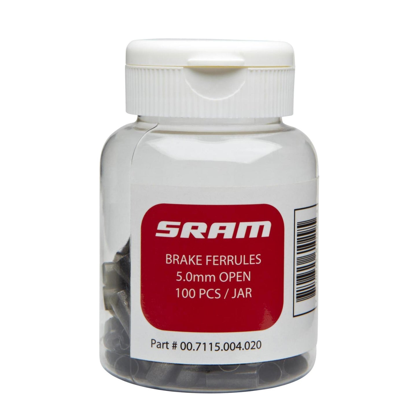 SRAM 5 mm Brake Sleeve End Cap Black (x100)