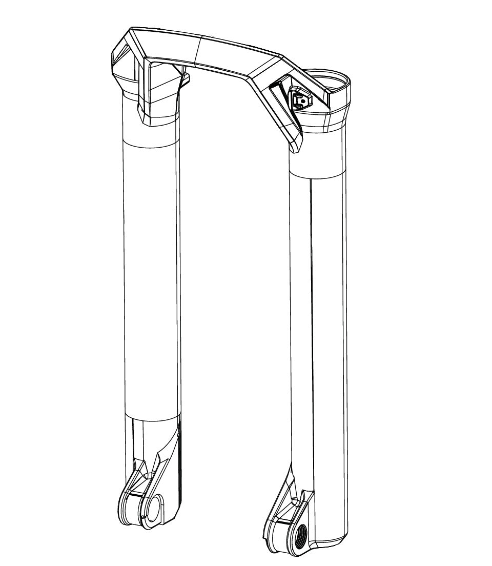 ROCKSHOX BOXXER D1 (2024+) Red fork covers