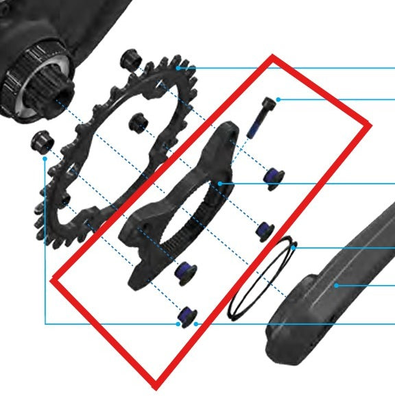 SRAM star for Mahle 107 BCD