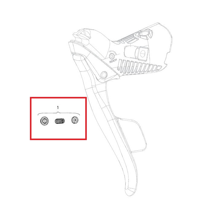 SRAM springs kit for FORCE/RED E-TAP AXS levers (X1)