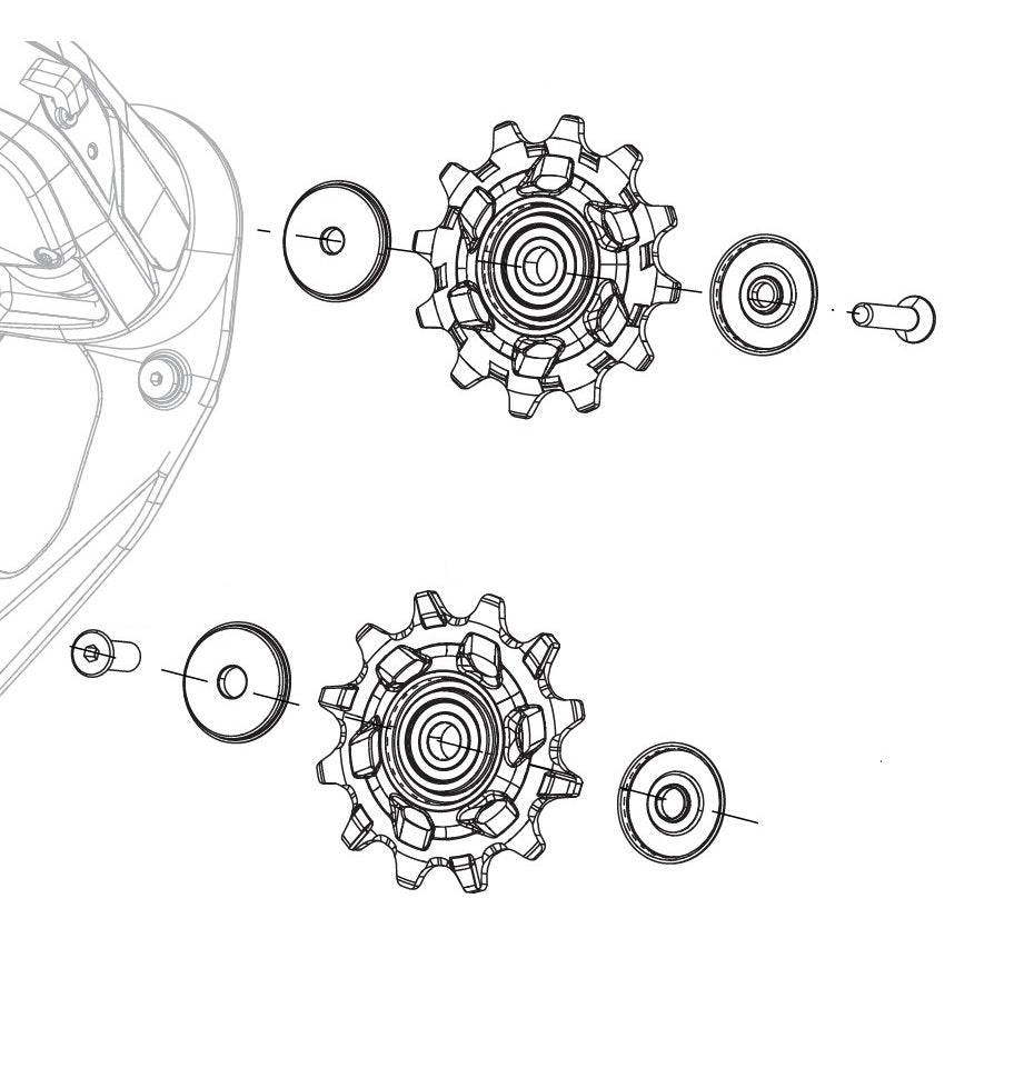 SRAM FORCE AXS 12V derailleur hubs