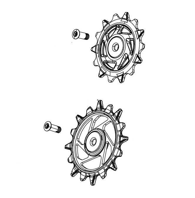 12 Speed SRAM X0/GX T-TYPE EAGLE AXS / RIVAL XPLR E1 Rear Derailleur Wheels