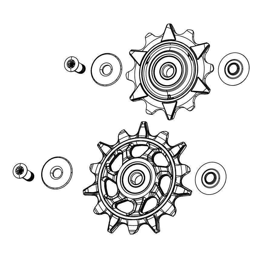 SRAM XX DH T-TYPE EAGLE AXS 7 Speed Rear Derailleur Gears