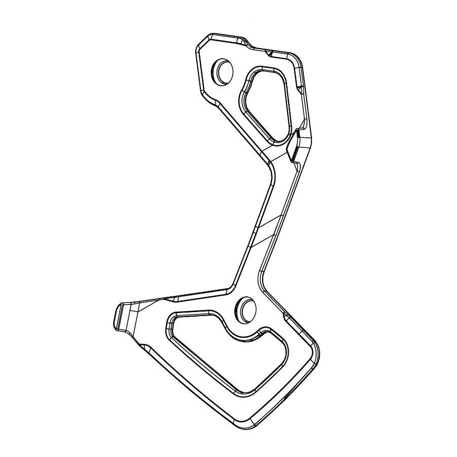 SRAM RED XPLR AXS E1 internal derailleur cage