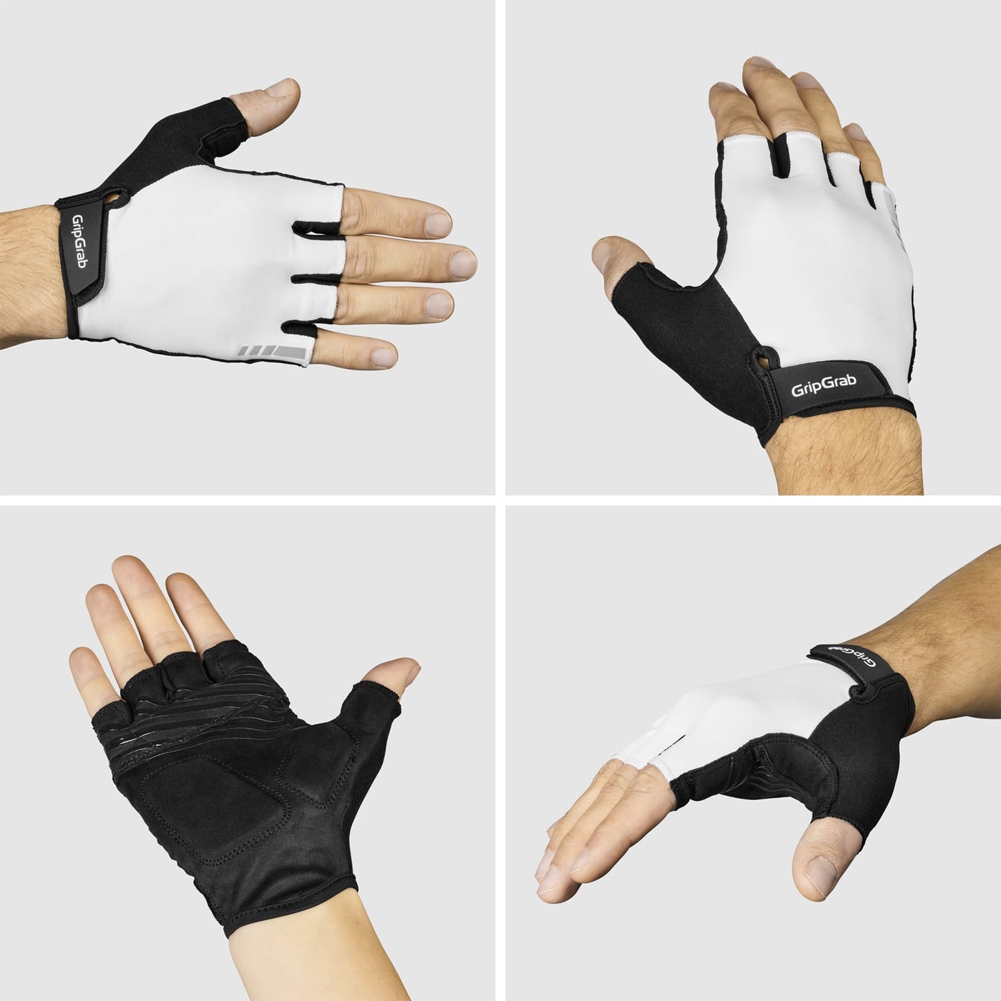 GRIPGRAB RIDE RC MAX Short Gloves White