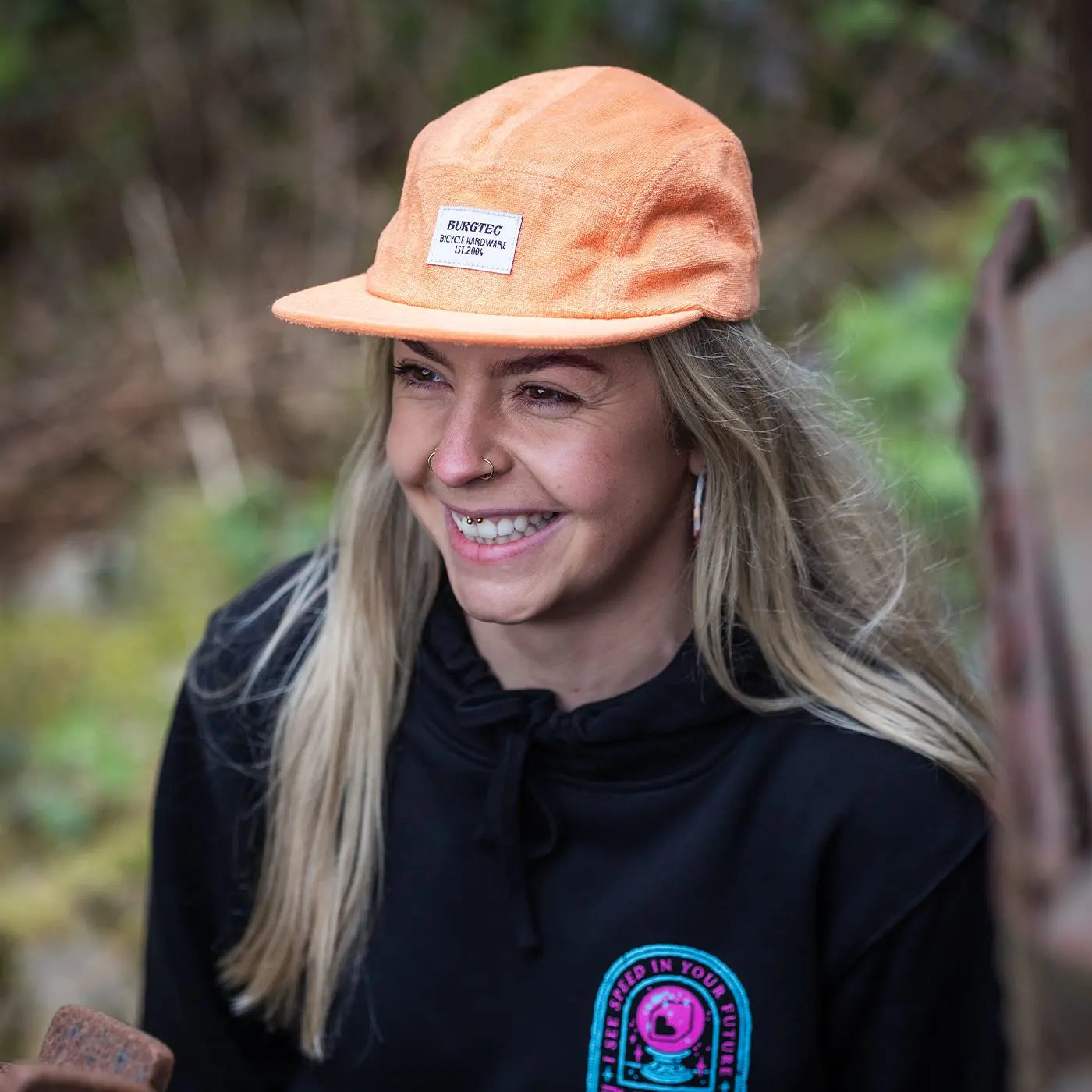 BURGTEC ARCADE FIVE PANEL Cap, Orange