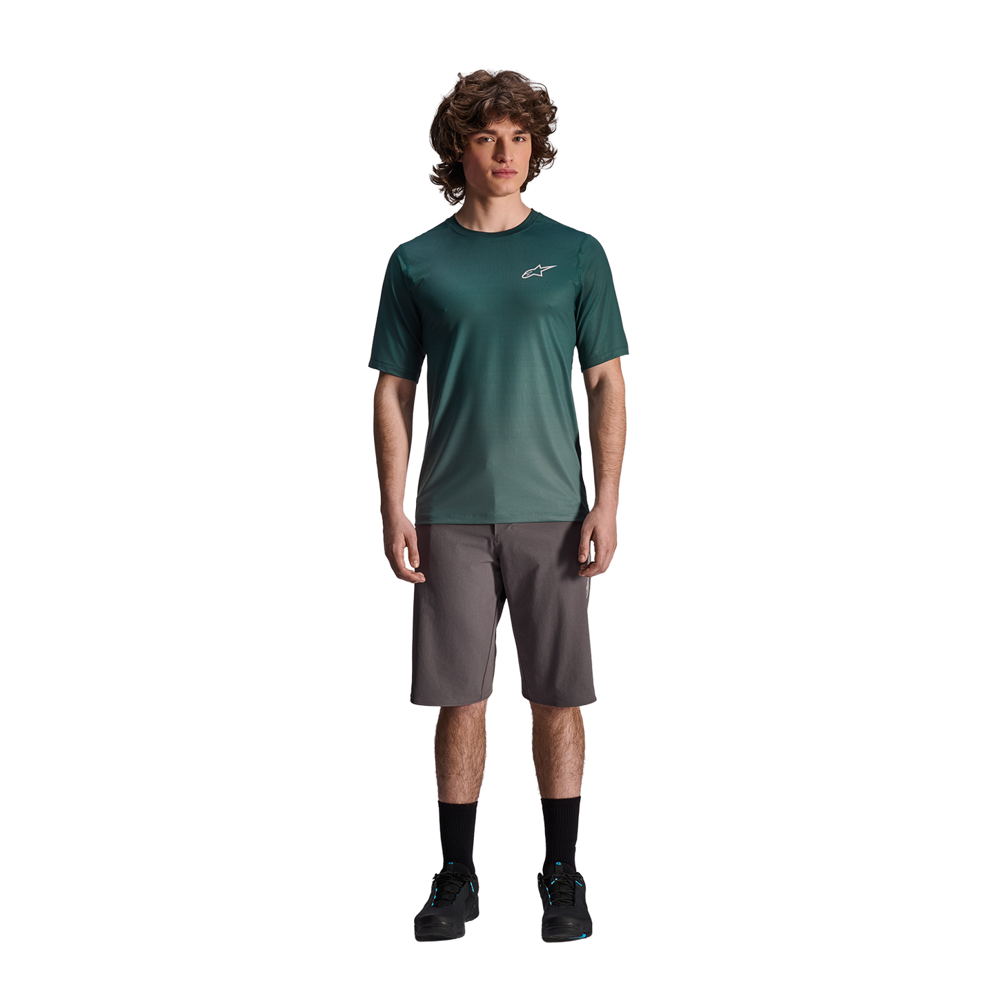 ALPINESTARS A-DURA RISE Short Sleeve Jersey Green