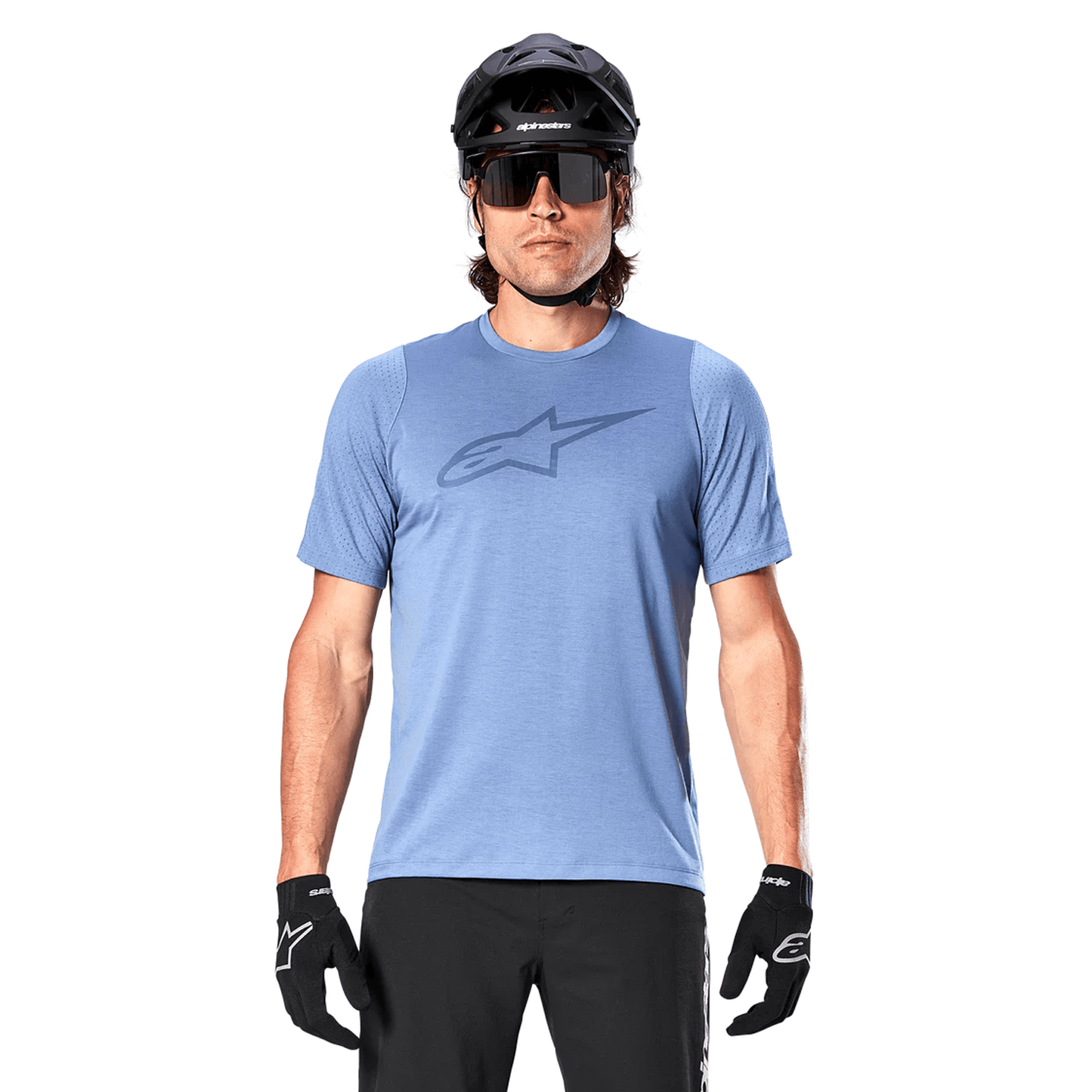 ALPINESTARS A-DURA ASTAR Short Sleeve Jersey Blue