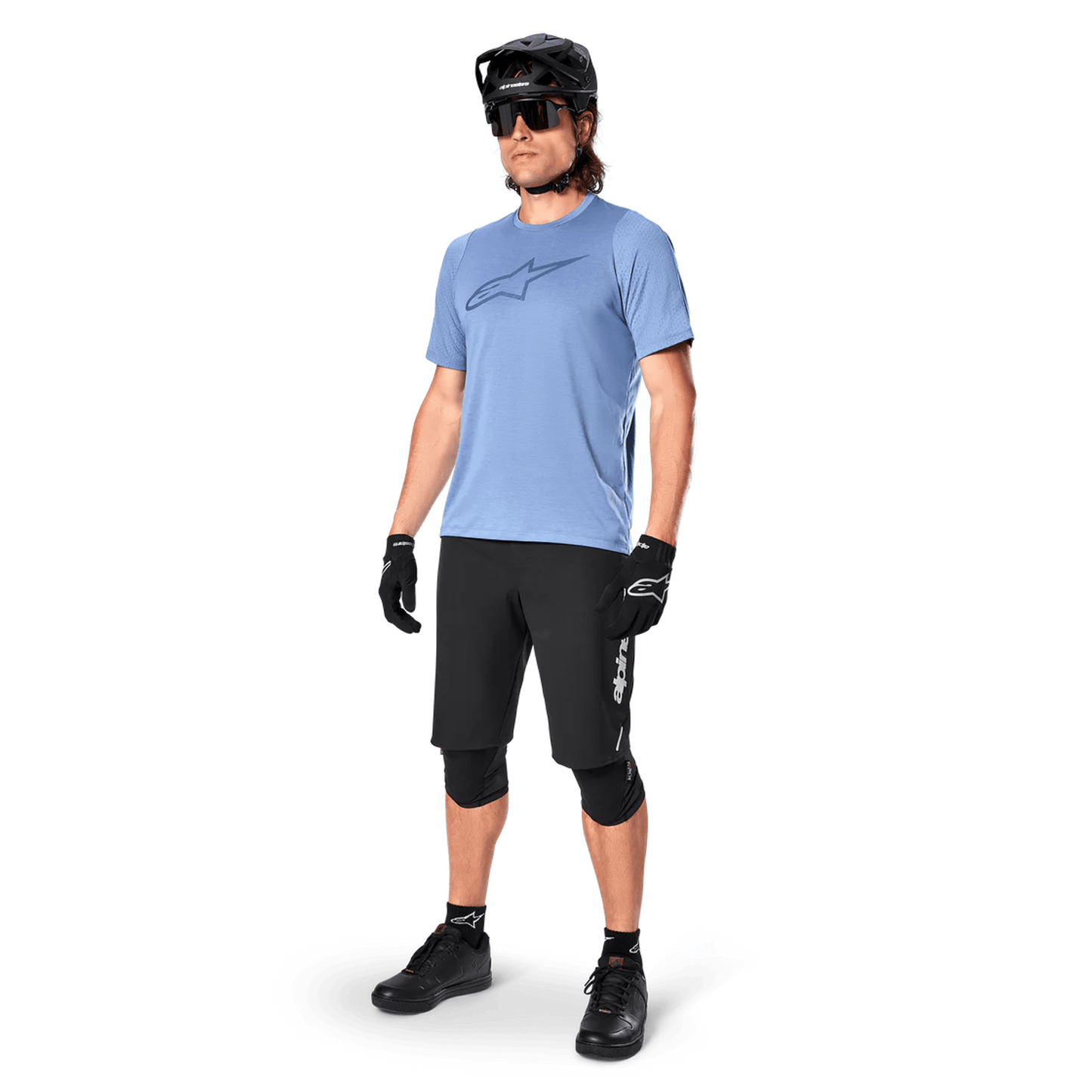 ALPINESTARS A-DURA ASTAR Short Sleeve Jersey Blue