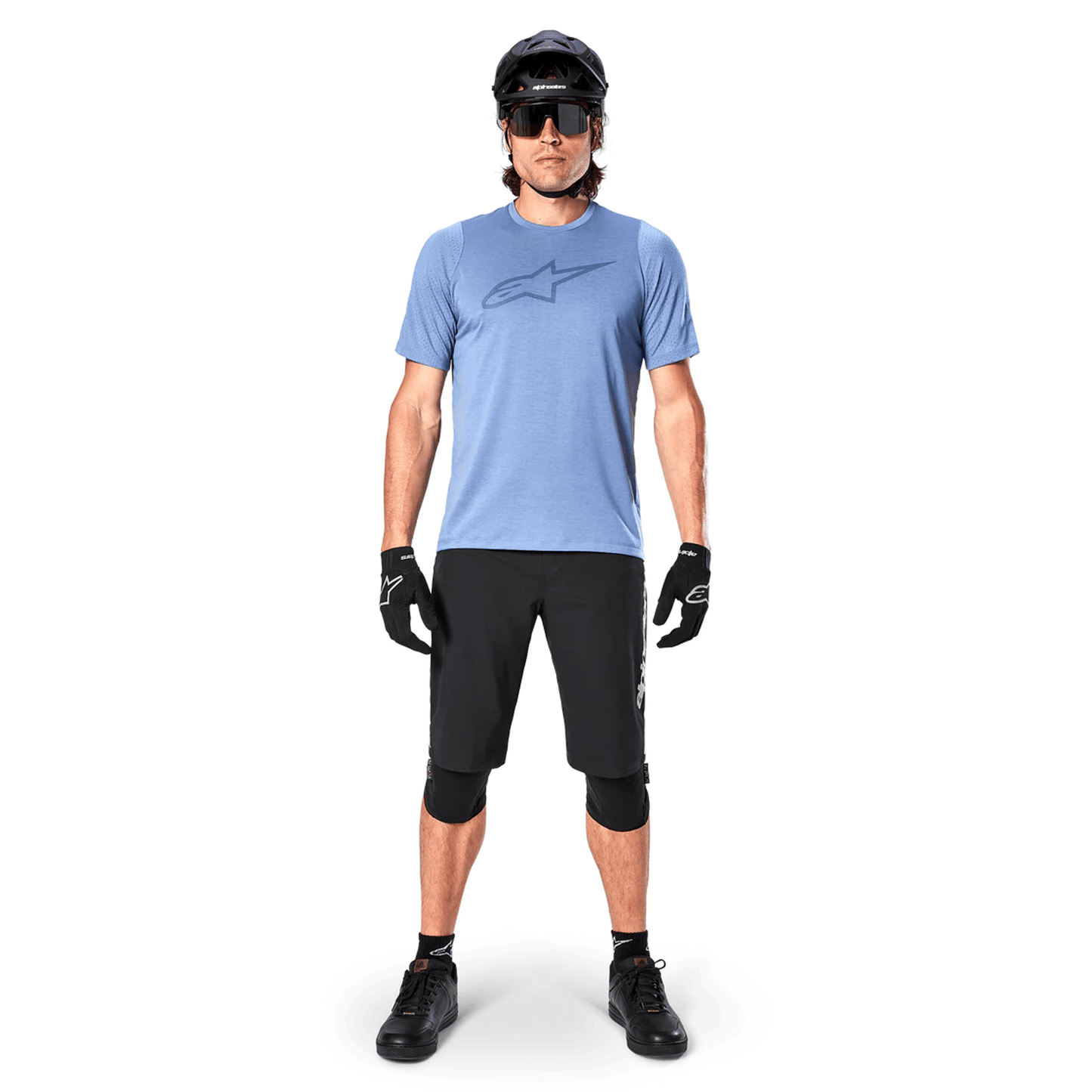 ALPINESTARS A-DURA ASTAR Short Sleeve Jersey Blue