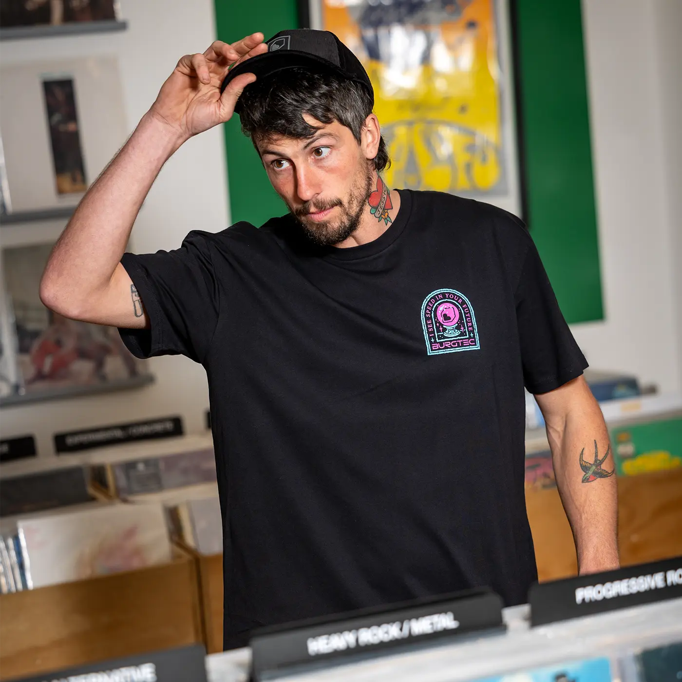 BURGTEC TARROT Black T-Shirt