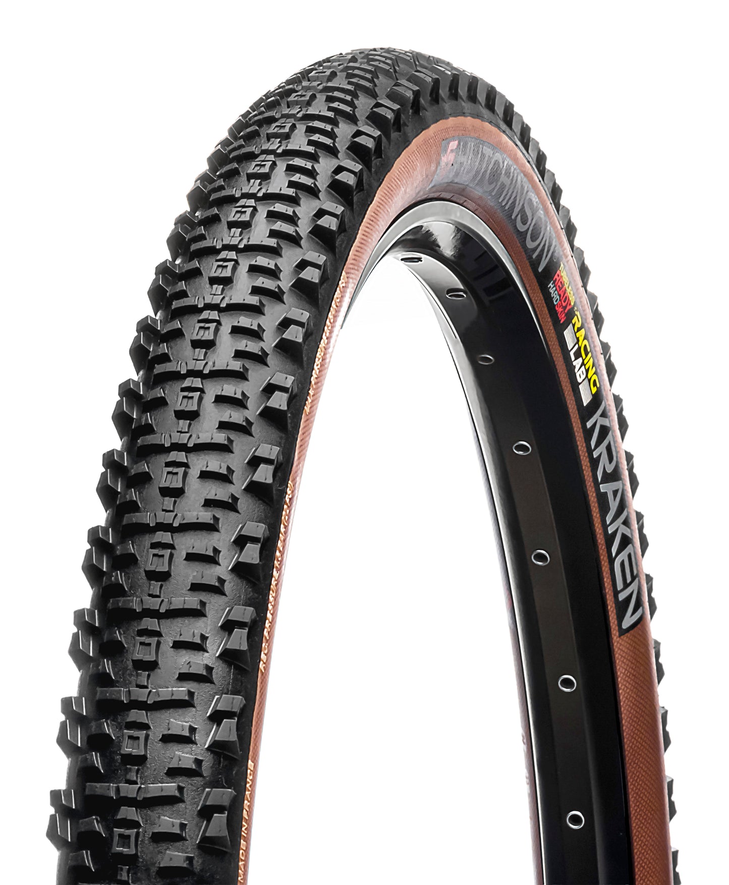 HUTCHINSON KRAKEN 29x2.40 Racing Lab Hardskin Race Ripost XC tire Tubeless Ready Soft Black/Brown