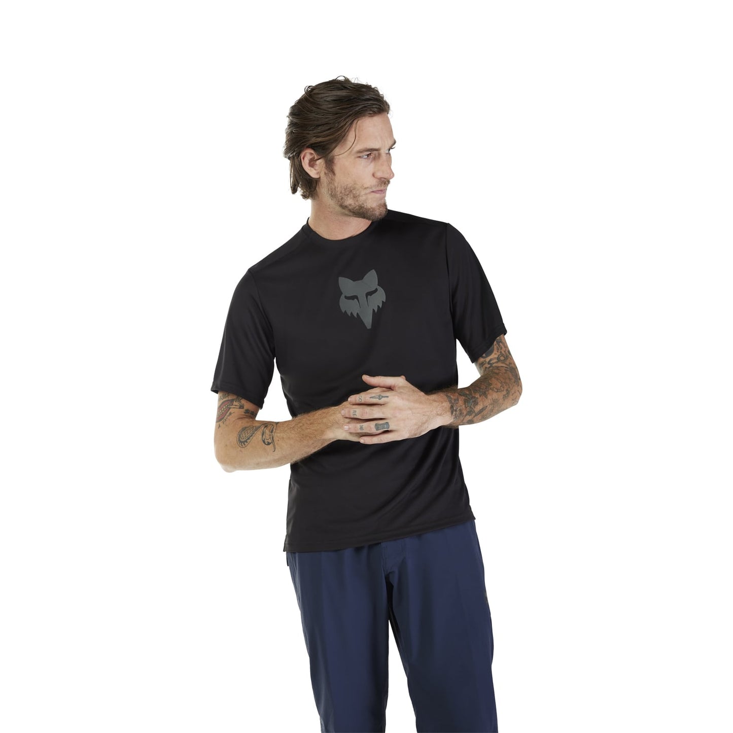 FOX RANGER HEAD Short Sleeve Jersey Black 2025