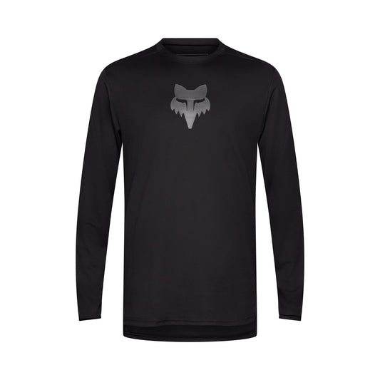 FOX RANGER HEAD Long Sleeve Jersey Black 2025