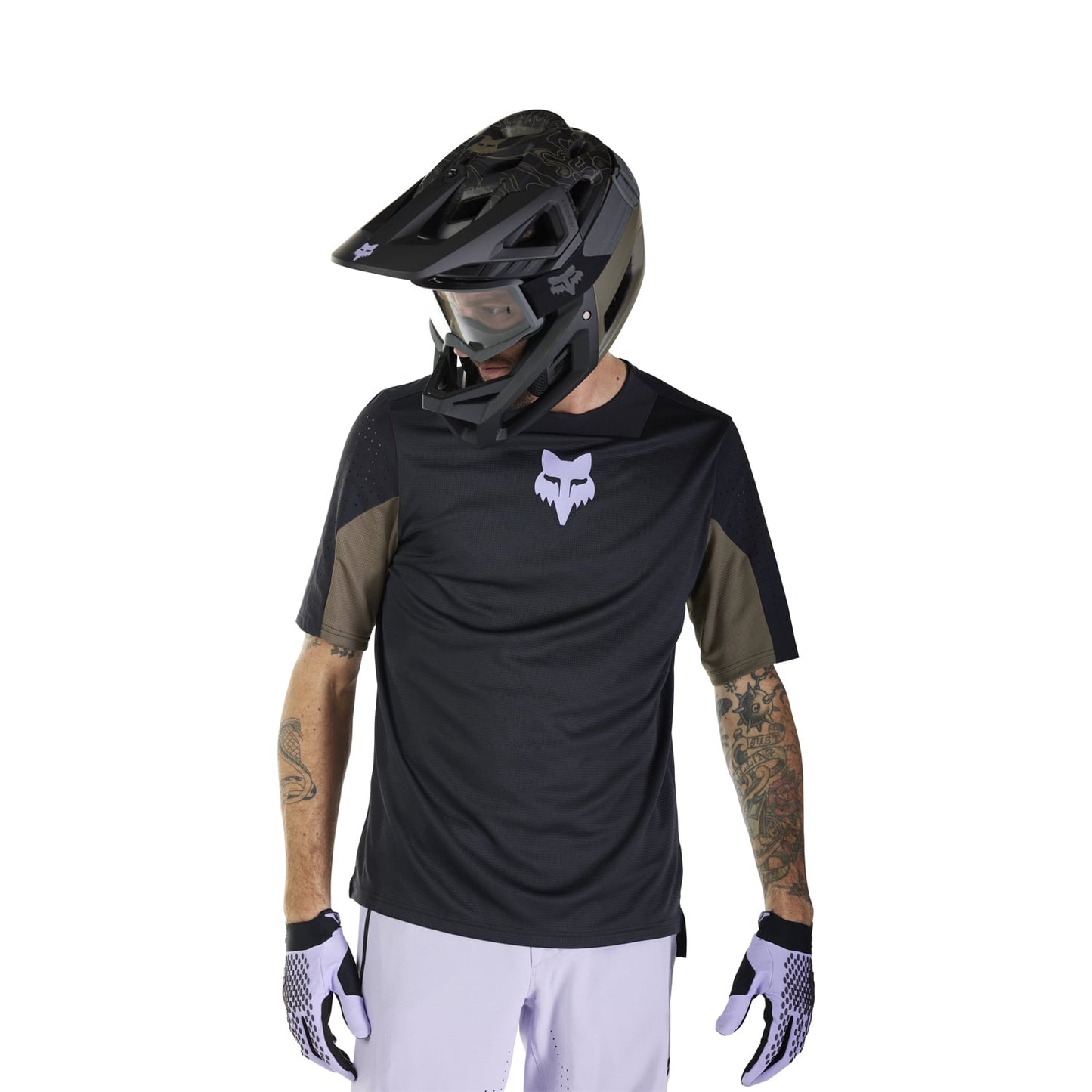 FOX DEFEND PARK Short Sleeve Jersey Black 2025