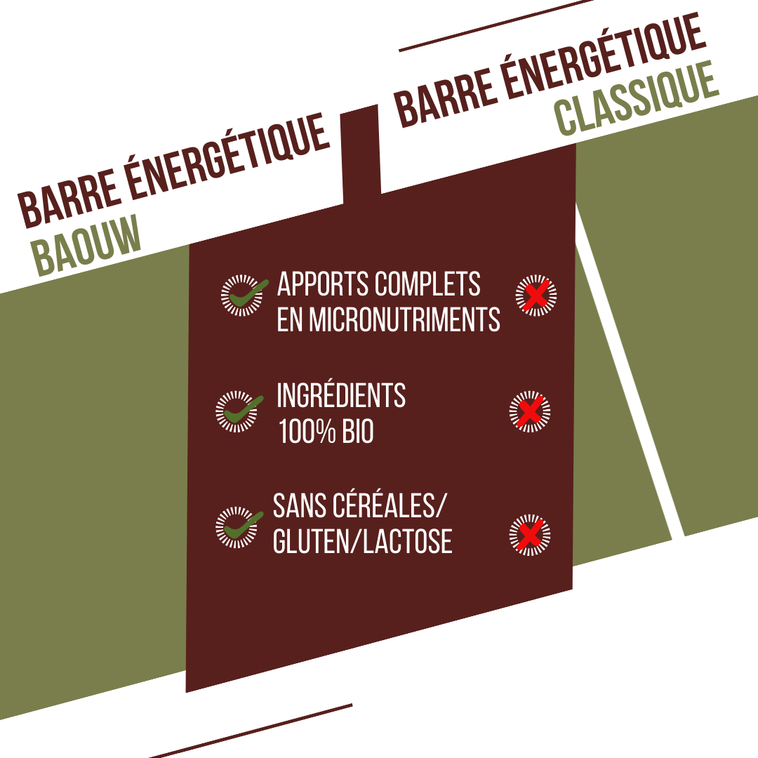 BAOUW ORGANIC EXTRA Salted Olive-Cashew Energy Bar (50g)