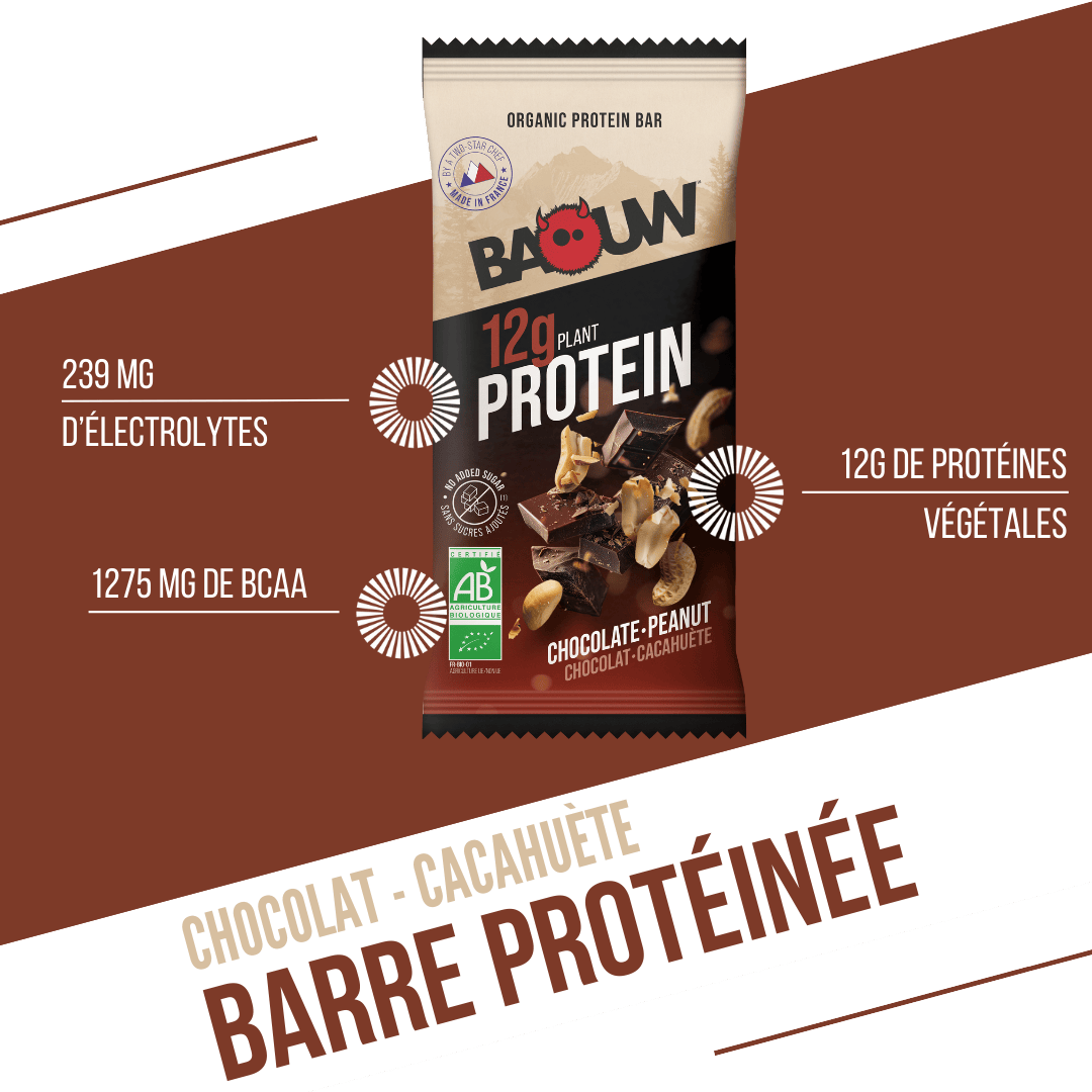 BAOUW ORGANIC EXTRA Chocolate/Marshmallow Protein Bar (50g)