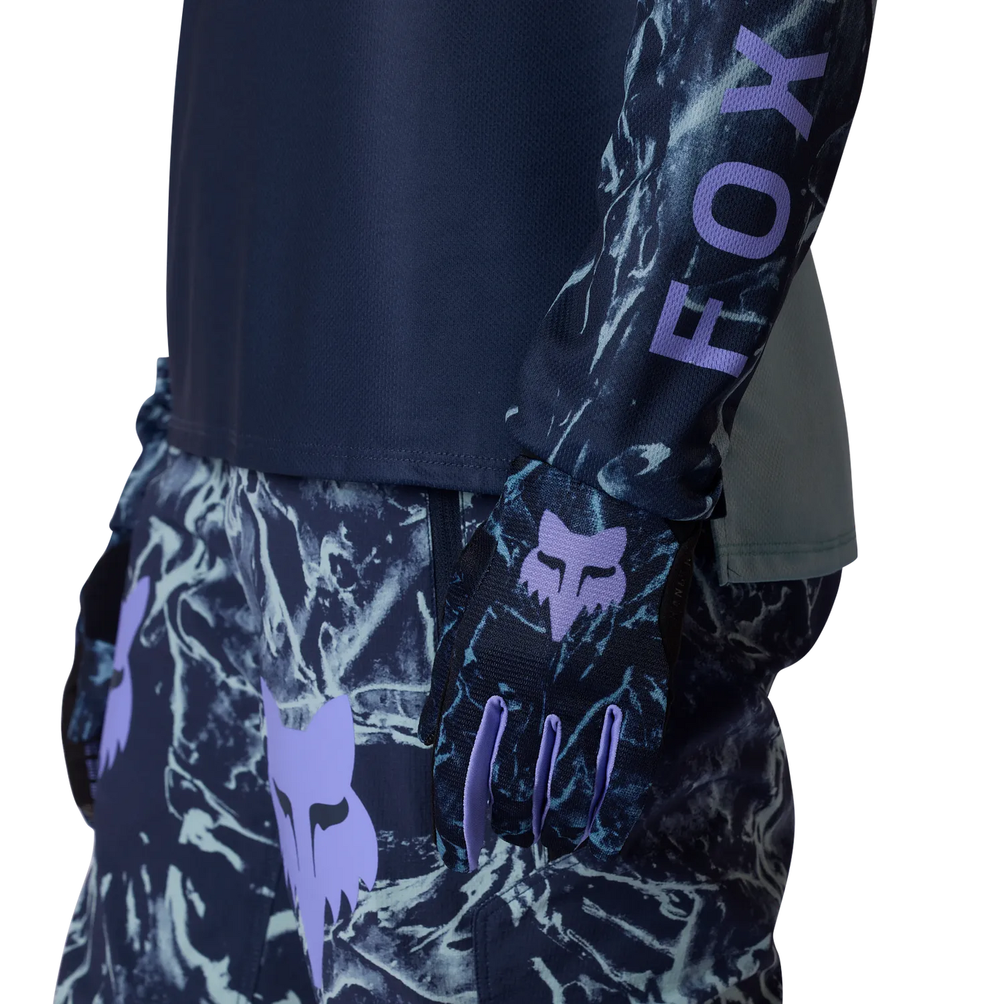 FOX RANGER IMAGE PRINT Ladies Long Sleeve Jersey Blue
